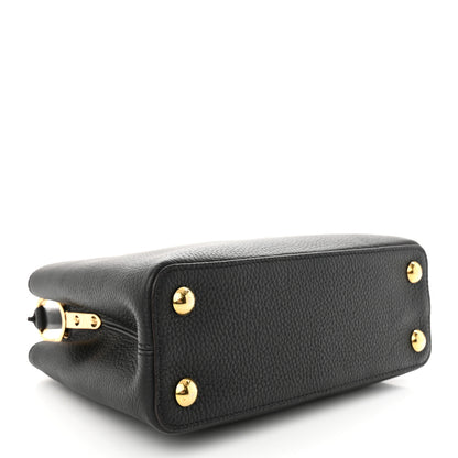 Louis Vuitton Taurillon Capucines BB Black 4 of 9