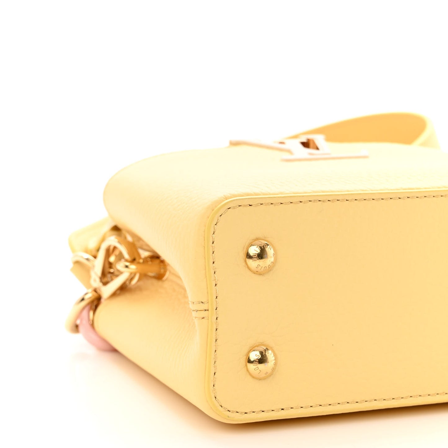 Taurillon Mini Capucines Jaune Plume