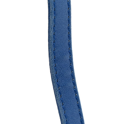 Fendi Suede Mini Half Moon Baguette Blue 11 of 13