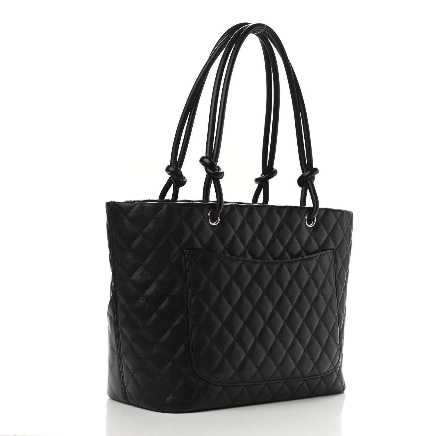 Chanel Calfskin Quilted Large Cambon Tote Black 3 of 10