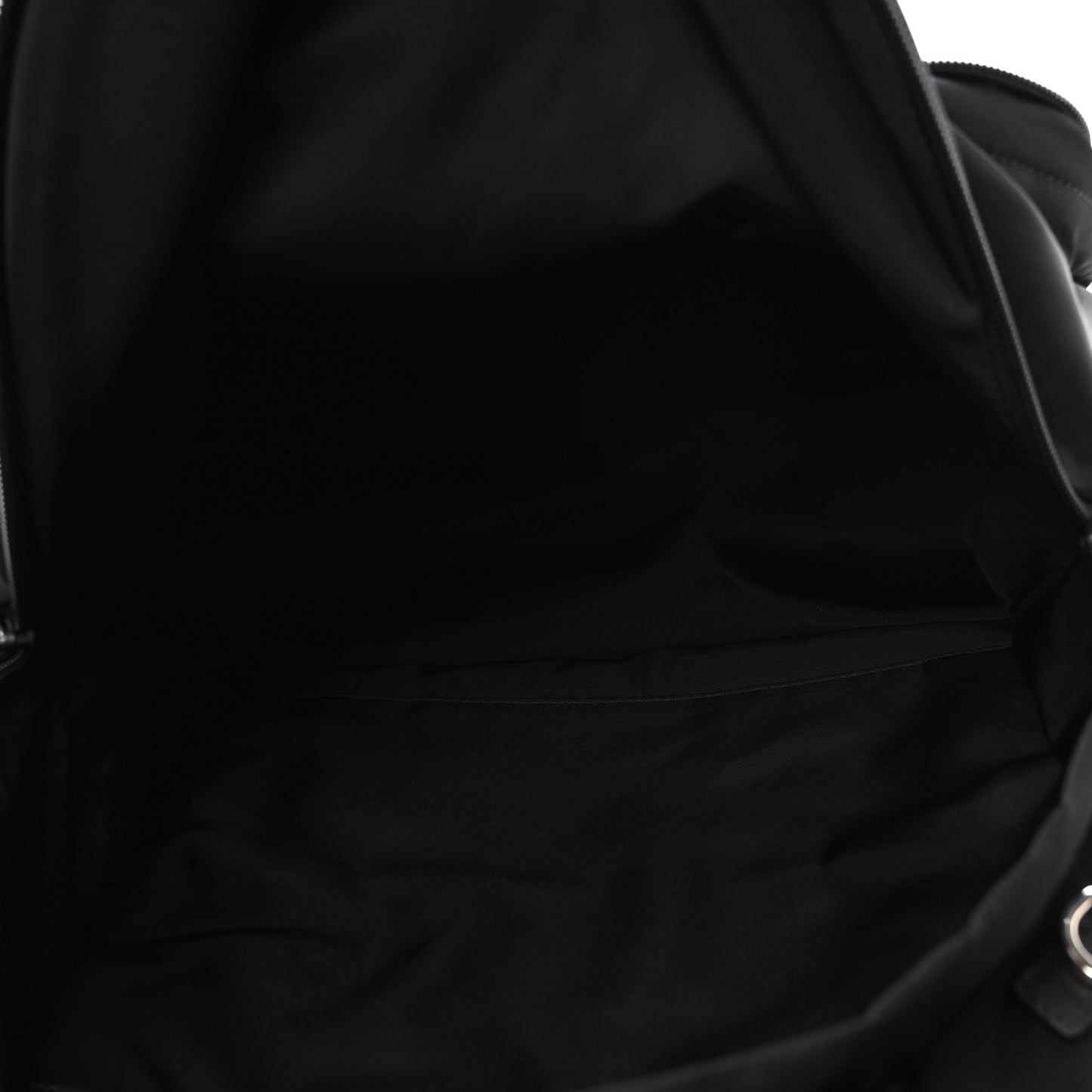 Tessuto Nylon Saffiano Day Backpack Black