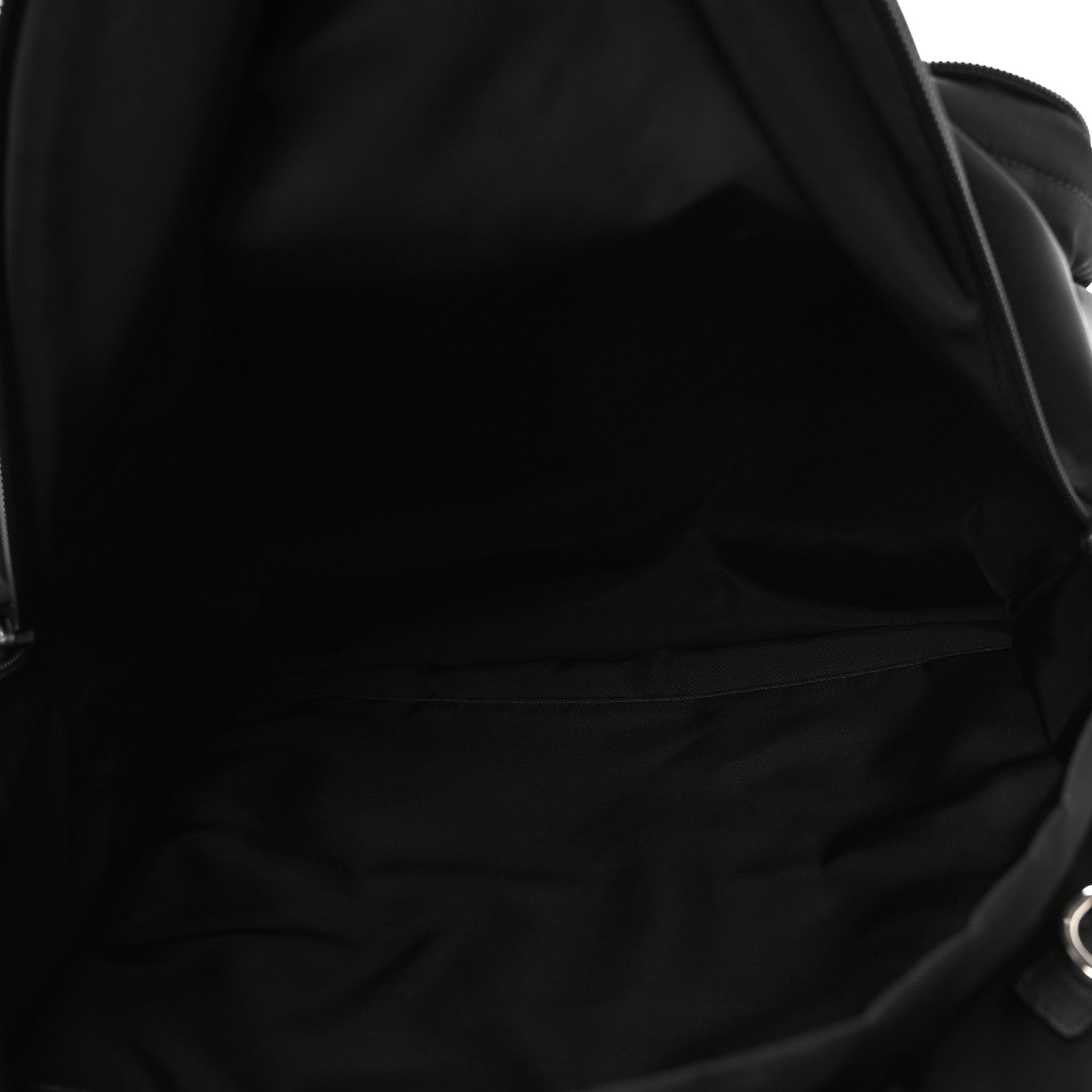 Prada Tessuto Nylon Saffiano Day Backpack Black 4 of 11