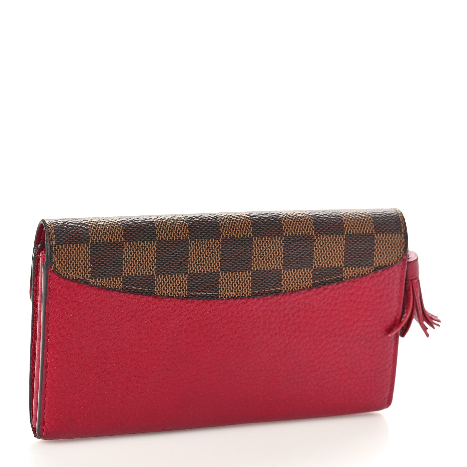 Louis Vuitton Damier Ebene Croisette Wallet Lie De Vin 3 of 8