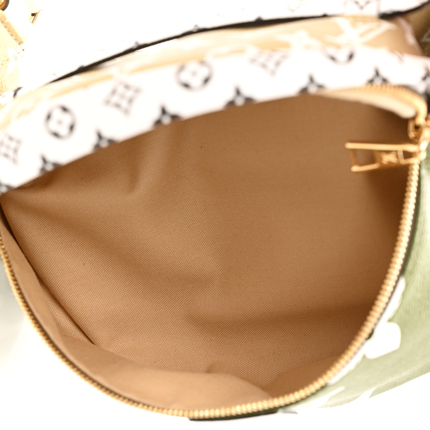 Monogram Giant Bumbag Kaki Beige