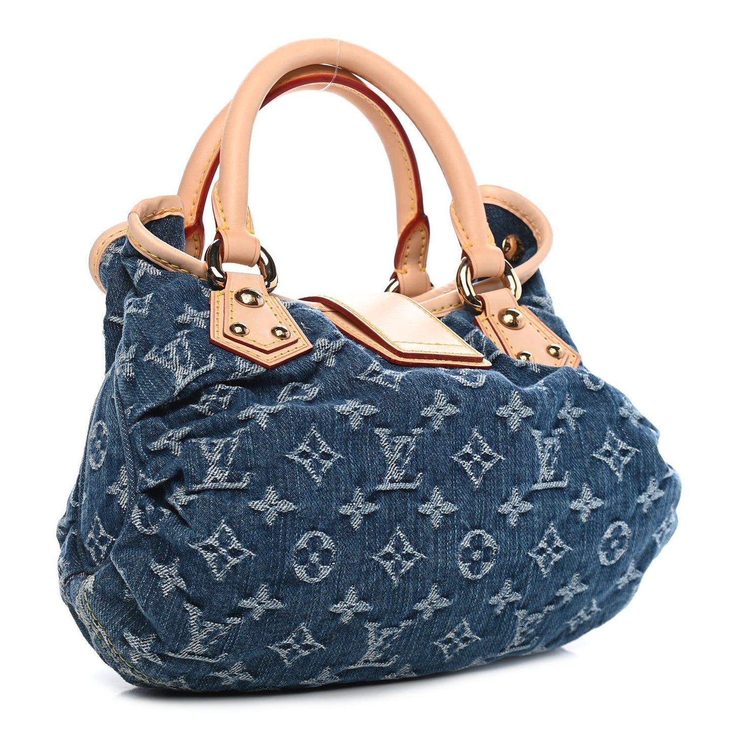 Monogram Denim Pleaty Blue