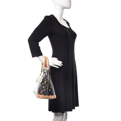 Louis Vuitton Monogram Multicolor Alma Black 2 of 12