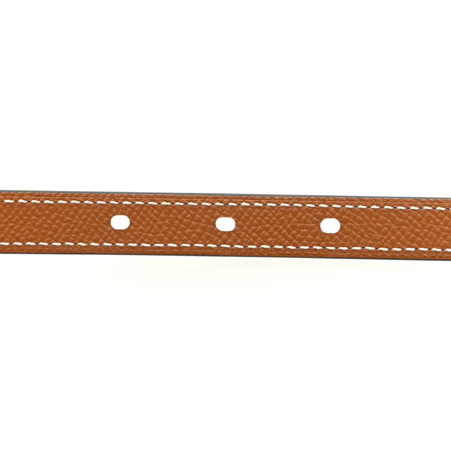 Hermes Swift Epsom 13mm Lucky 15 Belt 75 30 Black Gold 4 of 4