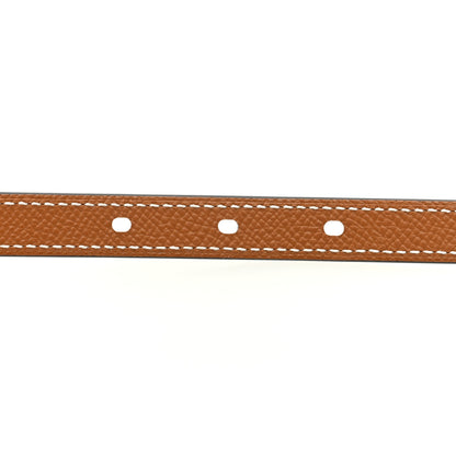 Hermes Swift Epsom 13mm Lucky 15 Belt 75 30 Black Gold 4 of 4