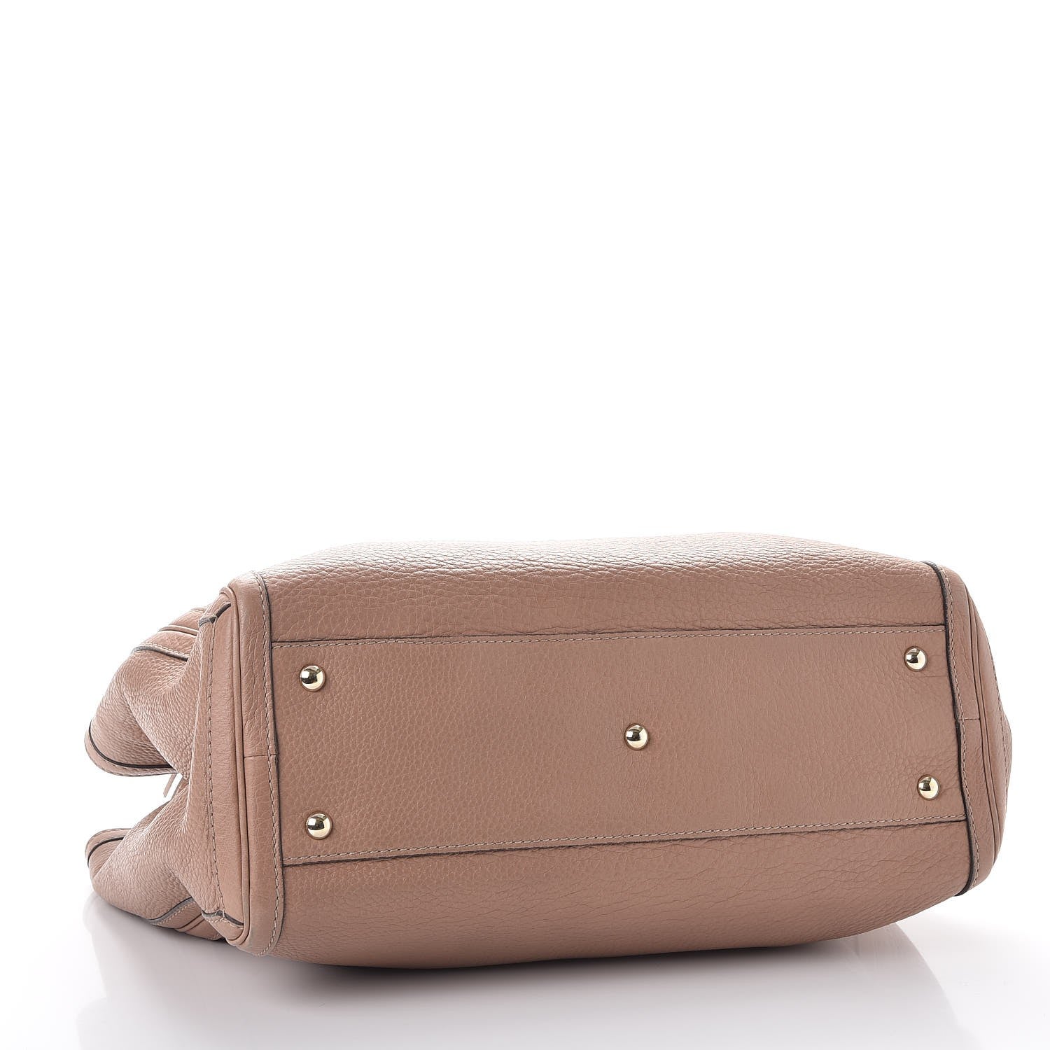 Gucci Pebbled Calfskin Medium Bella Tote Rose Beige 4 of 12