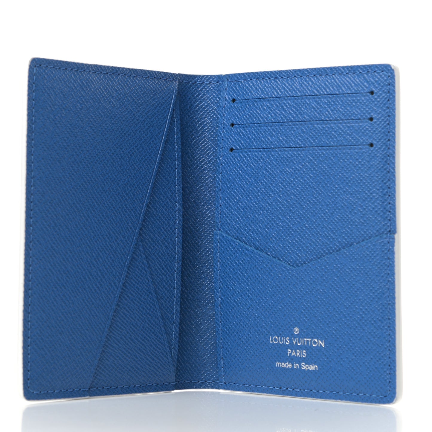 Monogram Watercolor Pocket Organizer NM Multicolor