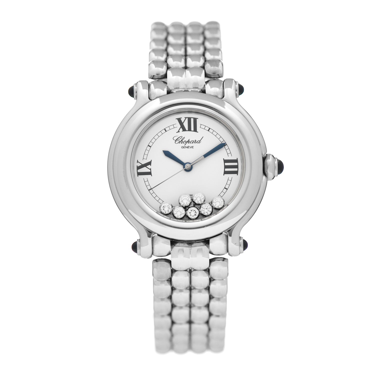 Chopard Stainless Steel 7 Diamond 32mm Happy Sport Quartz Watch 1 of 4