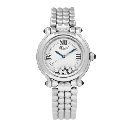 Chopard Stainless Steel 7 Diamond 32mm Happy Sport Quartz Watch 1 of 4