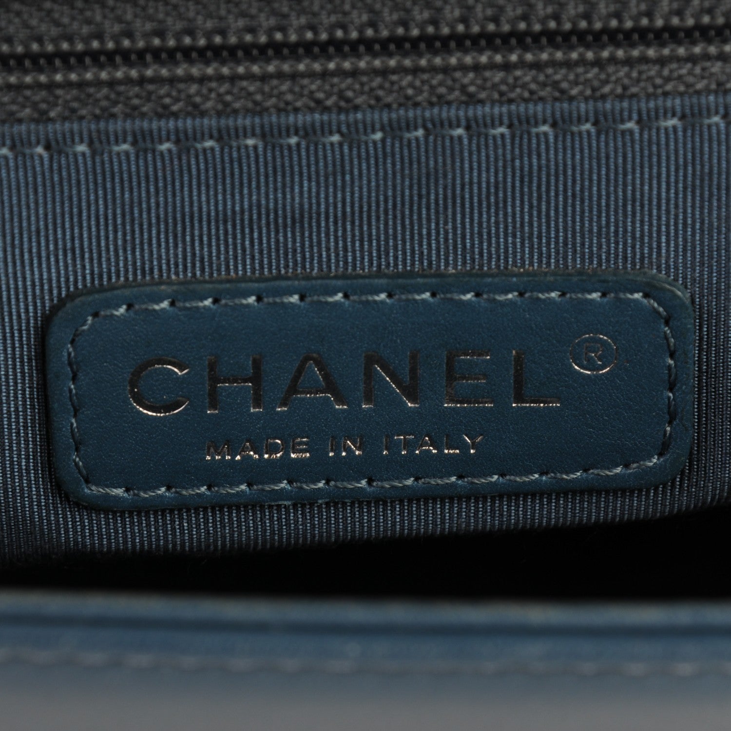 Chanel Lambskin Quilted New Medium Boy Flap Dark Blue 6 of 9