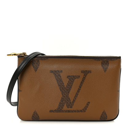 Louis Vuitton Reverse Monogram Giant Double Zip Pochette 1 of 11