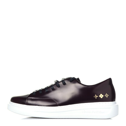 Louis Vuitton Glazed Calfskin Beverly Hills Sneakers 8 Bordeaux 1 of 8