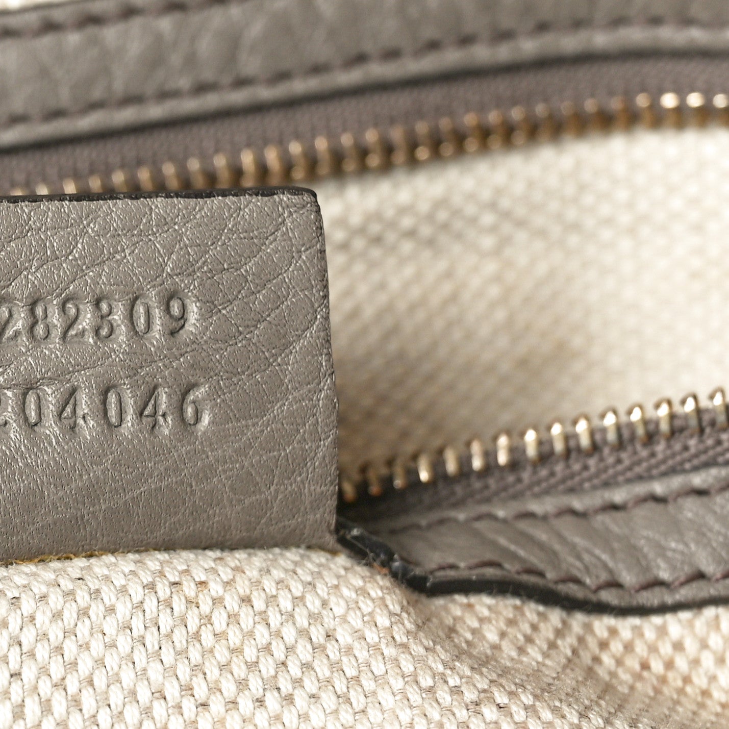 Gucci Pebbled Calfskin Medium Soho Shoulder Bag New Fango 7 of 10