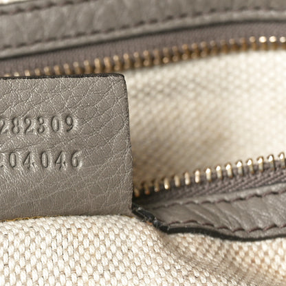 Gucci Pebbled Calfskin Medium Soho Shoulder Bag New Fango 7 of 10