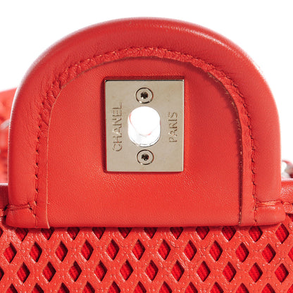 Chanel Perforated Calfskin Up In The Air Flap Red 6 of 9