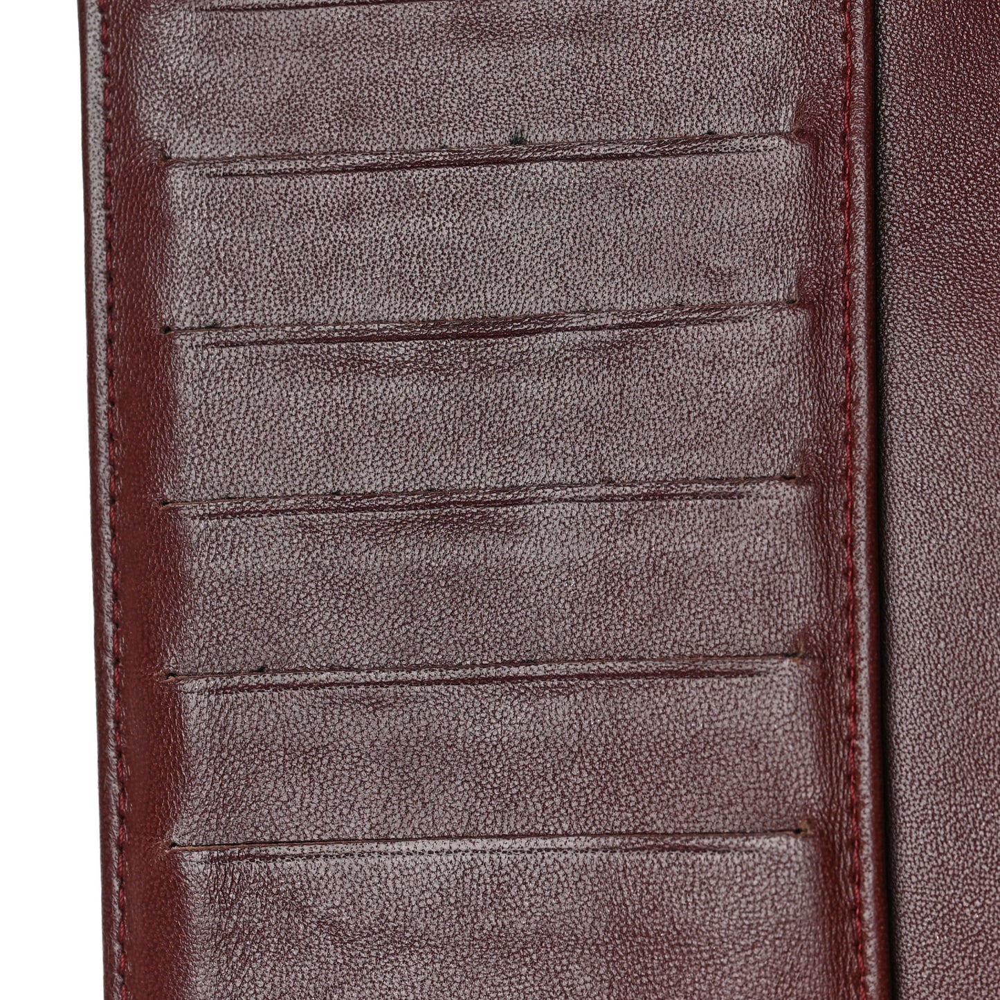 Lambskin Quilted Large Flap Wallet Black