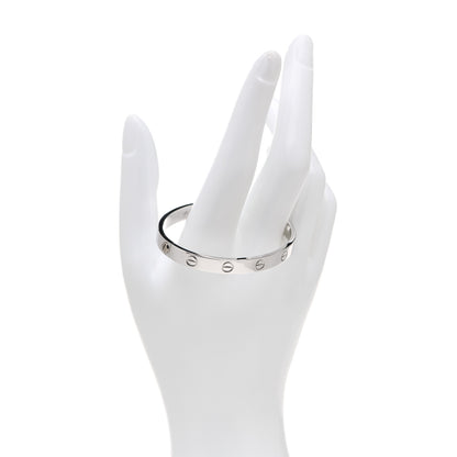 Cartier 18K White Gold LOVE Bracelet 16 2 of 6