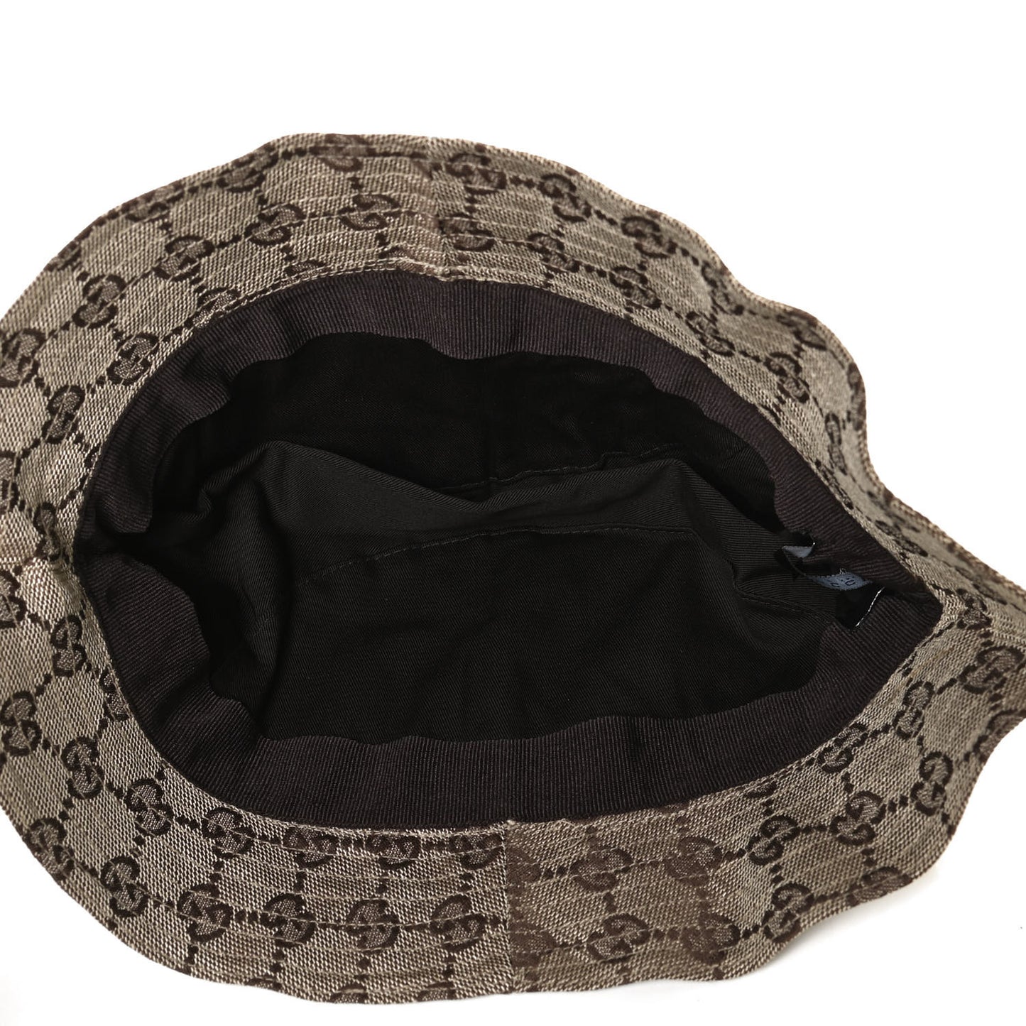 Monogram Web Bucket Hat L Brown