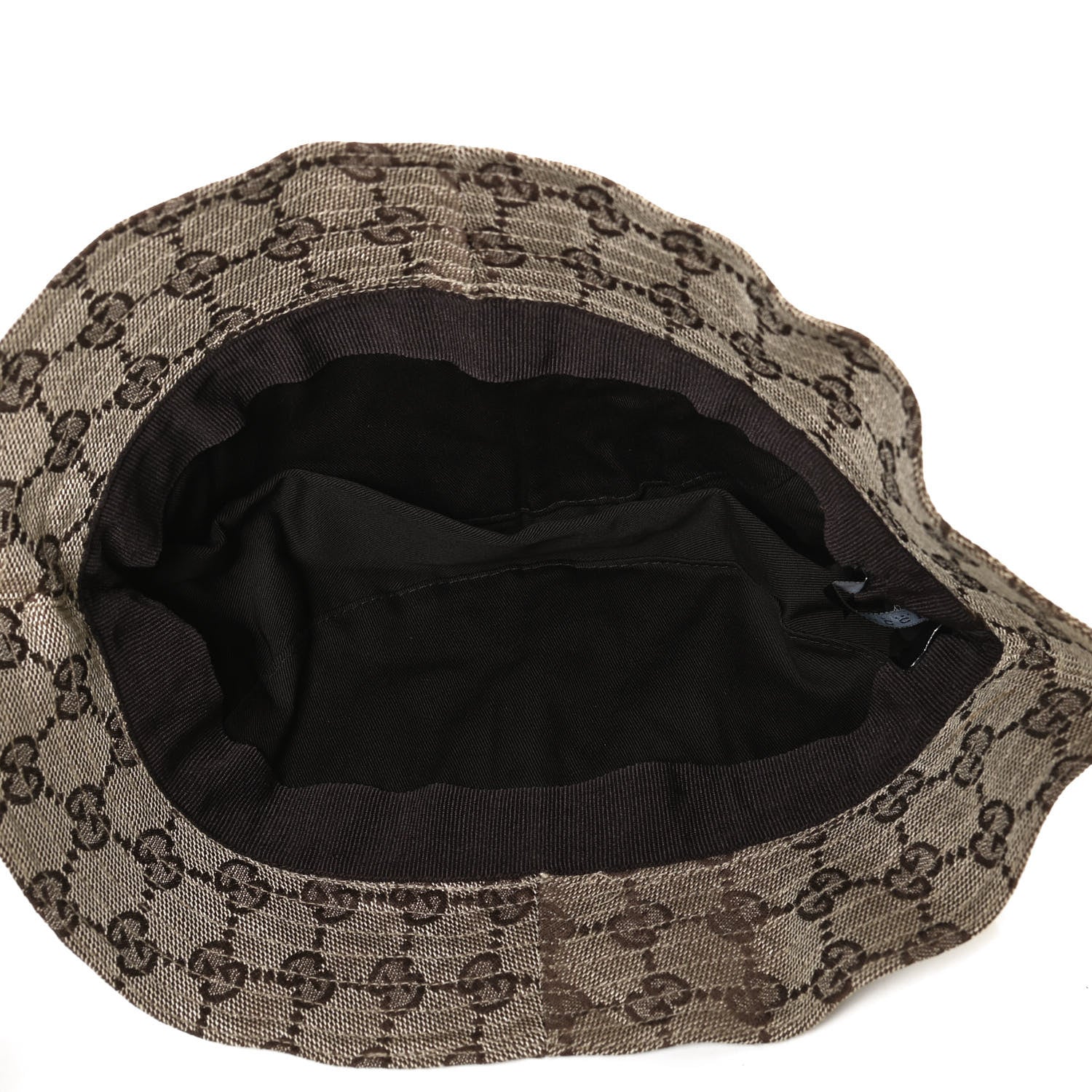 Gucci Monogram Web Bucket Hat L Brown 6 of 7