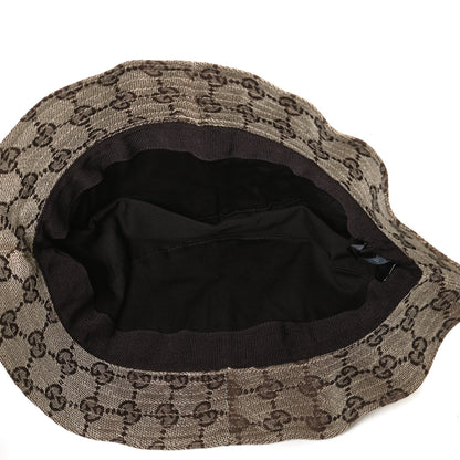 Gucci Monogram Web Bucket Hat L Brown 6 of 7
