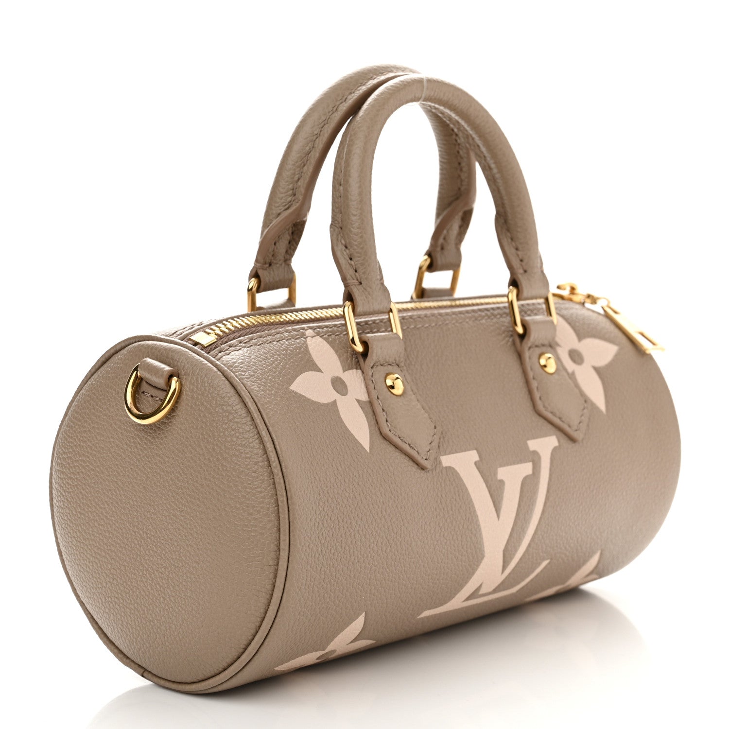 Louis Vuitton Empreinte Monogram Giant Papillon BB Tourterelle Cream 3 of 9