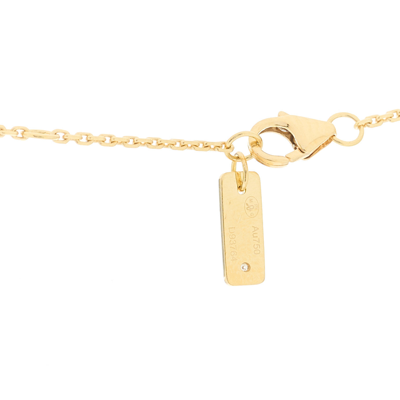 Messika 18K Yellow Gold Diamond Move Uno 2 Rows Necklace 5 of 5