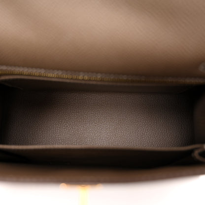 Hermes Epsom Kelly Sellier 25 Etoupe 5 of 11