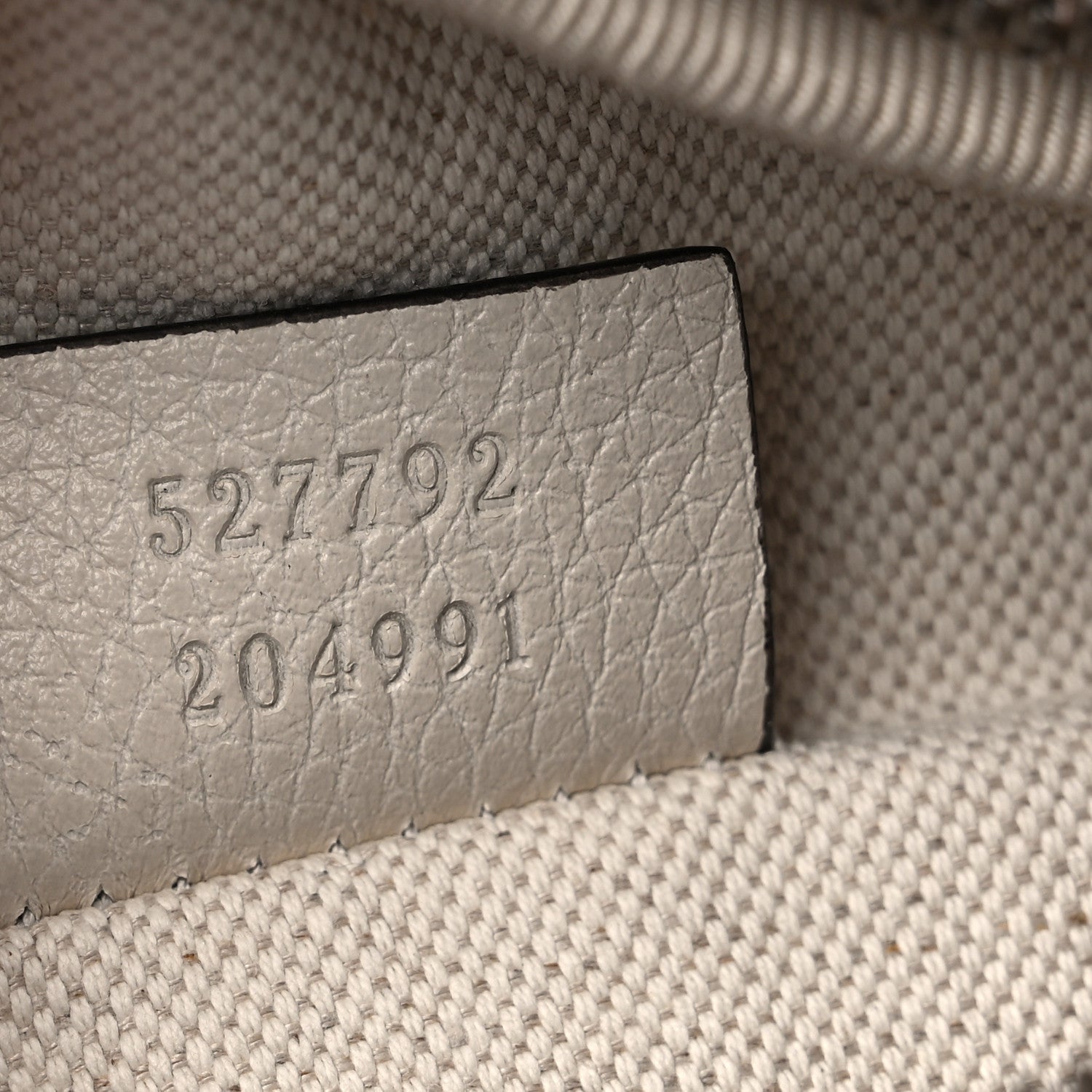 Gucci Grained Calfskin Small Logo Belt Bag White 7 of 9