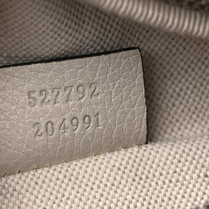 Gucci Grained Calfskin Small Logo Belt Bag White 7 of 9