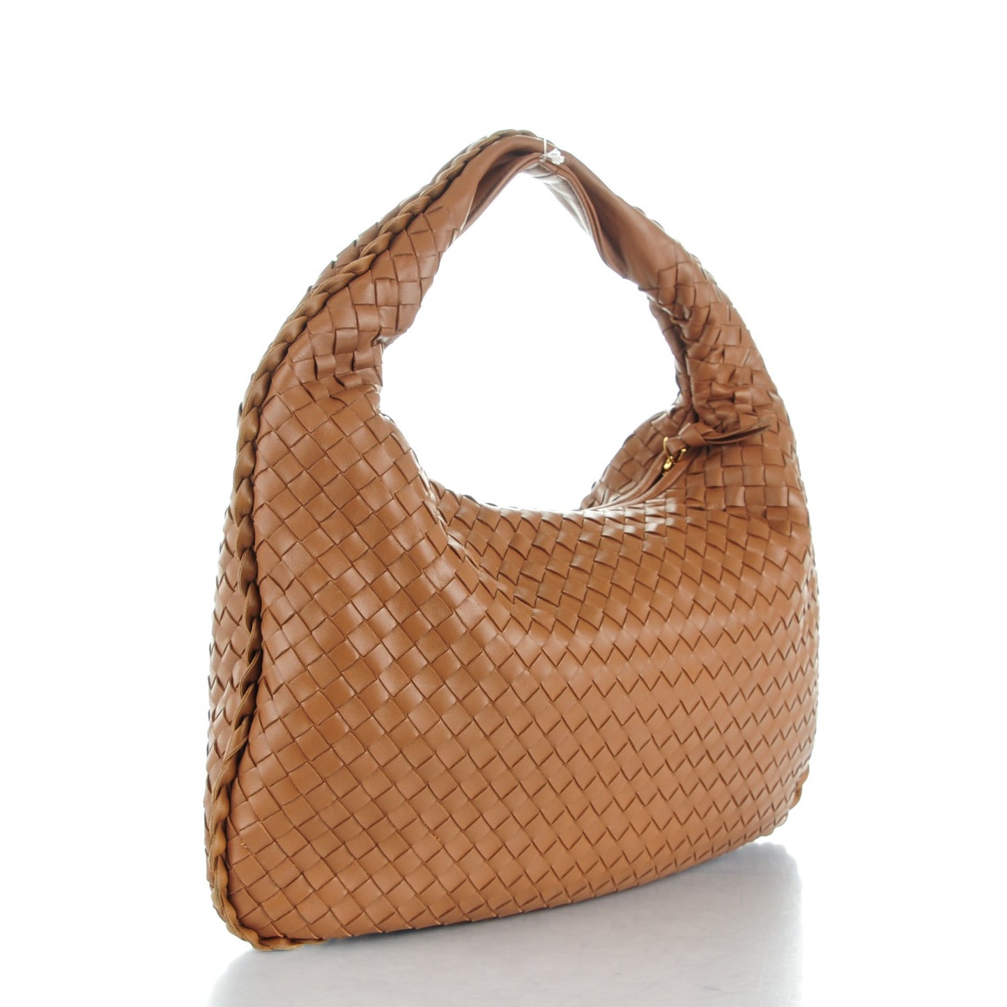 Nappa Intrecciato Medium Veneta Hobo Noce