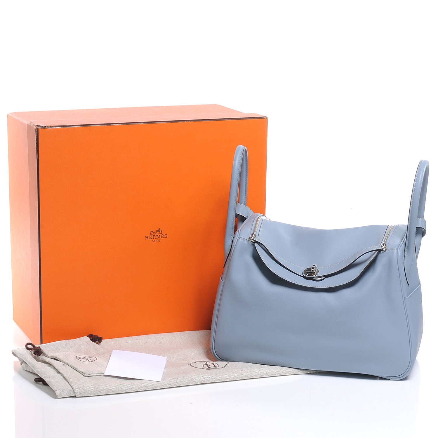 Hermes Swift Lindy 34 Bleu Lin 5 of 9