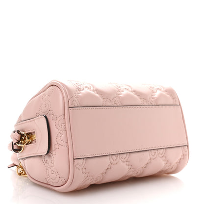 Gucci Calfskin GG Matelasse Mini Bowler Bag Perfect Pink 4 of 10