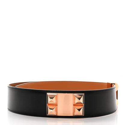 Hermes Box Collier De Chien CDC Belt 85 34 Black 2 of 8