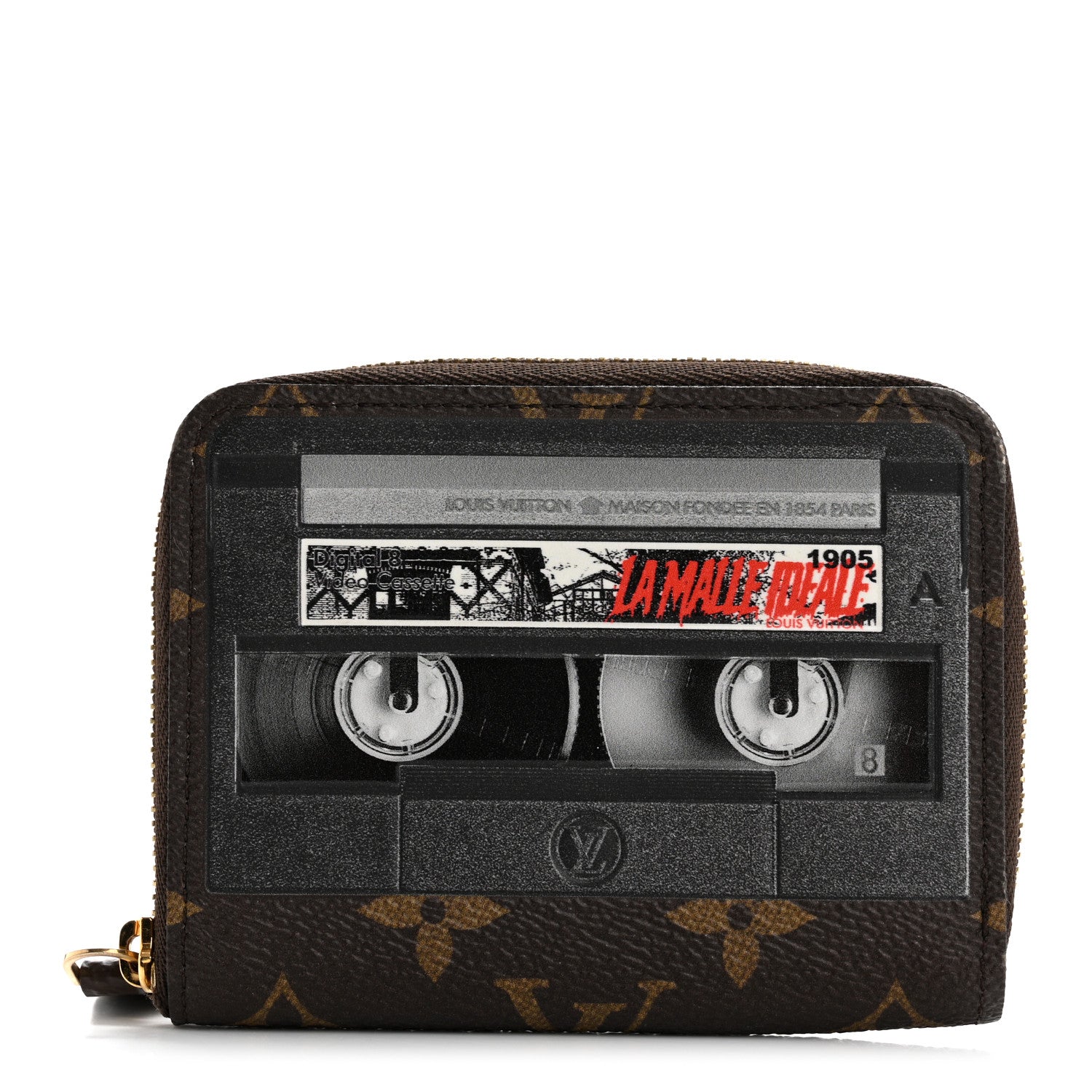 Louis Vuitton Monogram Video Tape Zippy Coin Purse Wallet 1 of 11