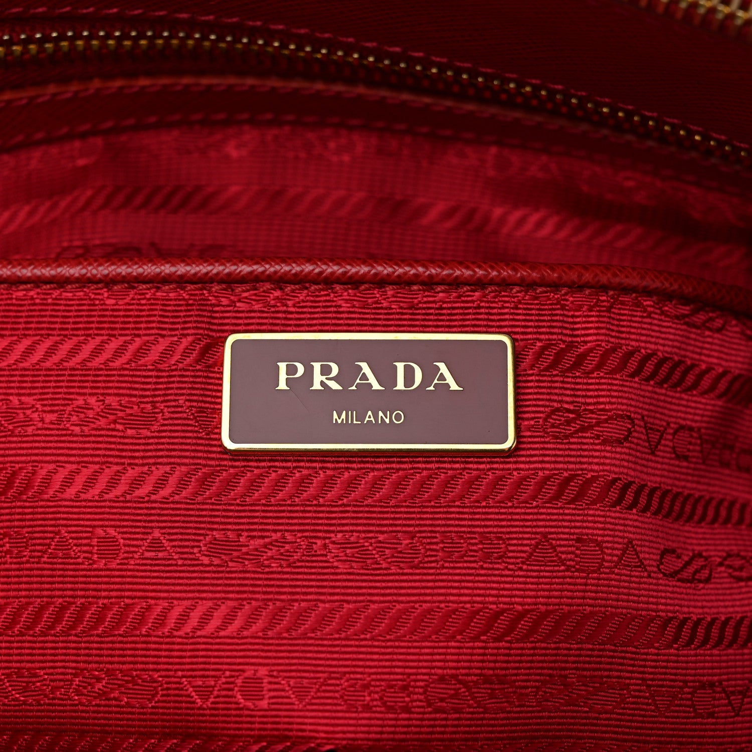 Prada Saffiano Medium Galleria Double Zip Tote Fuoco 6 of 11