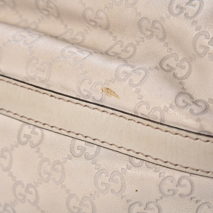 Gucci Guccissima Medium Scarlett Stud Tote Off White 10 of 10