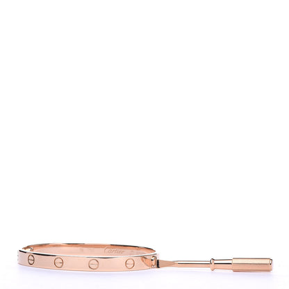 Cartier 18K Pink Gold LOVE Bracelet 18 6 of 6