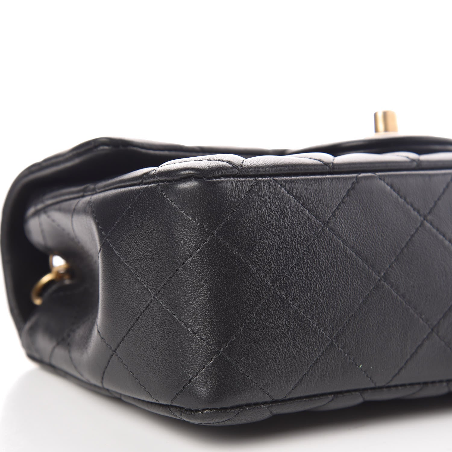 Chanel Lambskin Quilted Mini Rectangular Flap Black 8 of 16