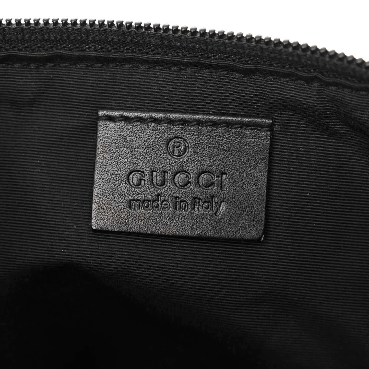 Denim Monogram Boat Pochette Black