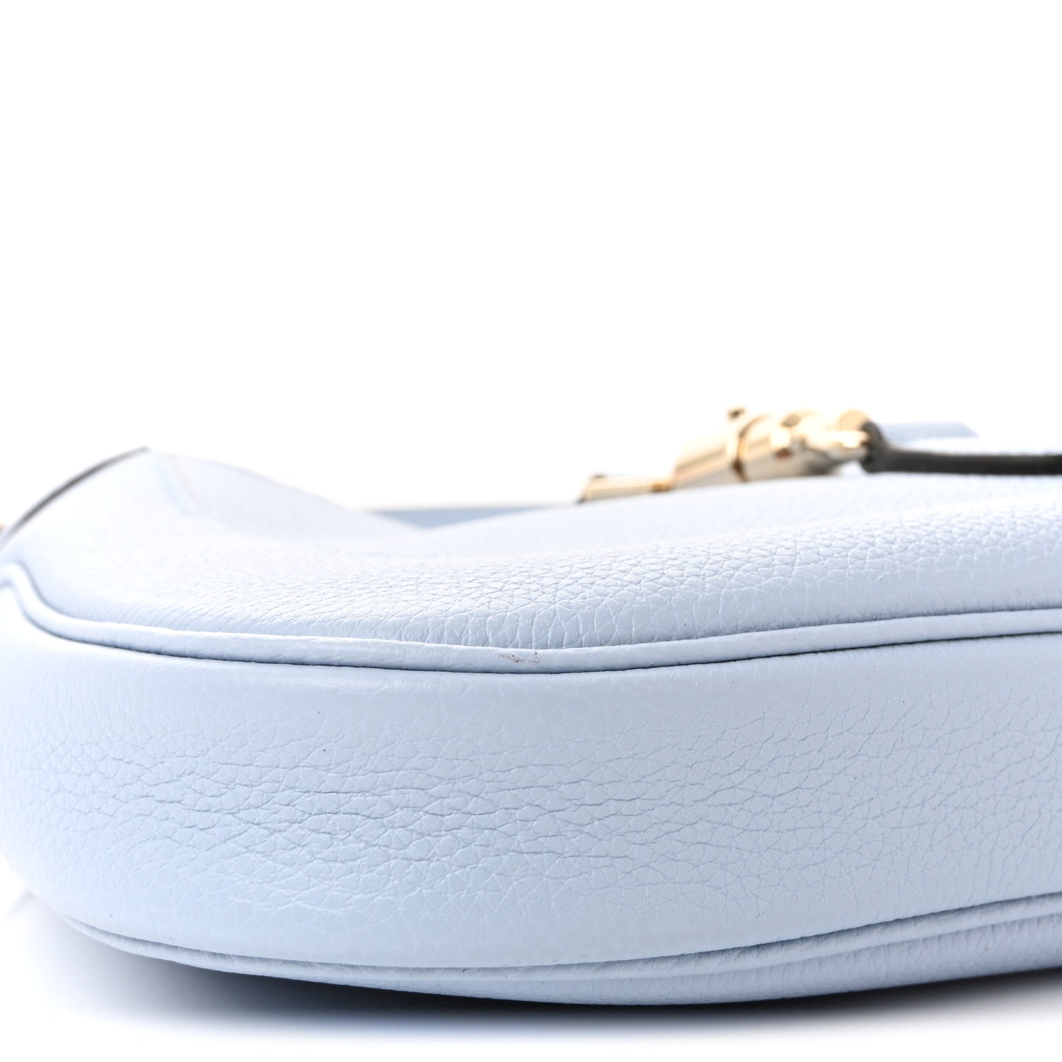 Gucci Grained Calfskin Web Medium Jackie 1961 Hobo Light Blue 8 of 9