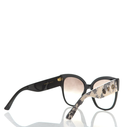 Gucci Acetate Herbarium Print Square Frame Sunglasses GG0059S White 4 of 8
