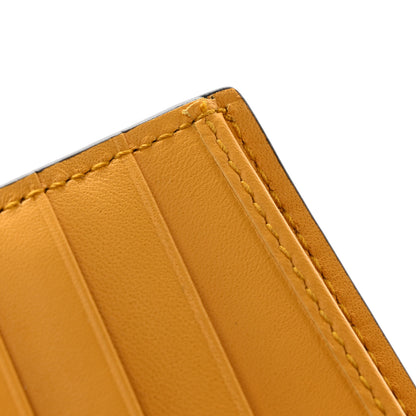 Gucci Calfskin Embossed Tiger Bi-Fold Wallet Yellow 11 of 13