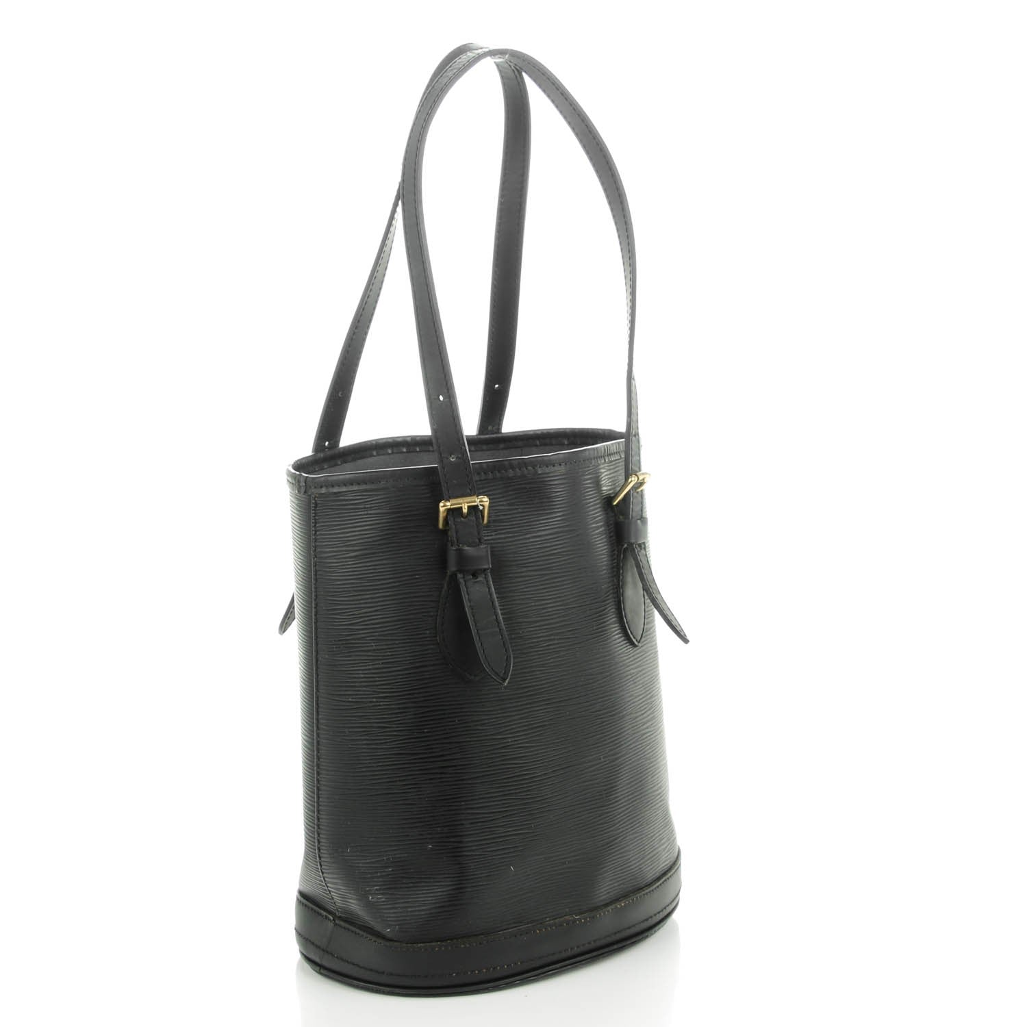 Louis Vuitton Epi Petit Bucket 23 Black 4 of 8