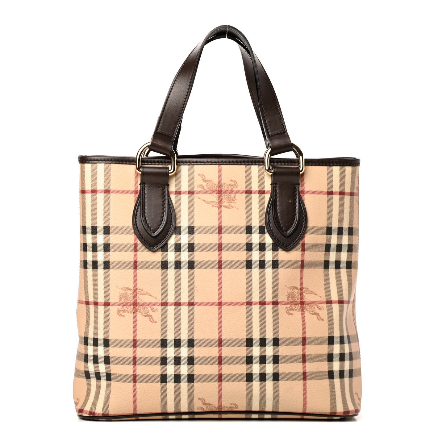 Haymarket Check Small Onslow Tote Chocolate