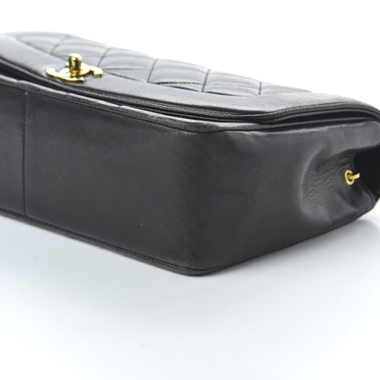 Chanel Lambskin Quilted Medium Single Flap Black 7 of 10