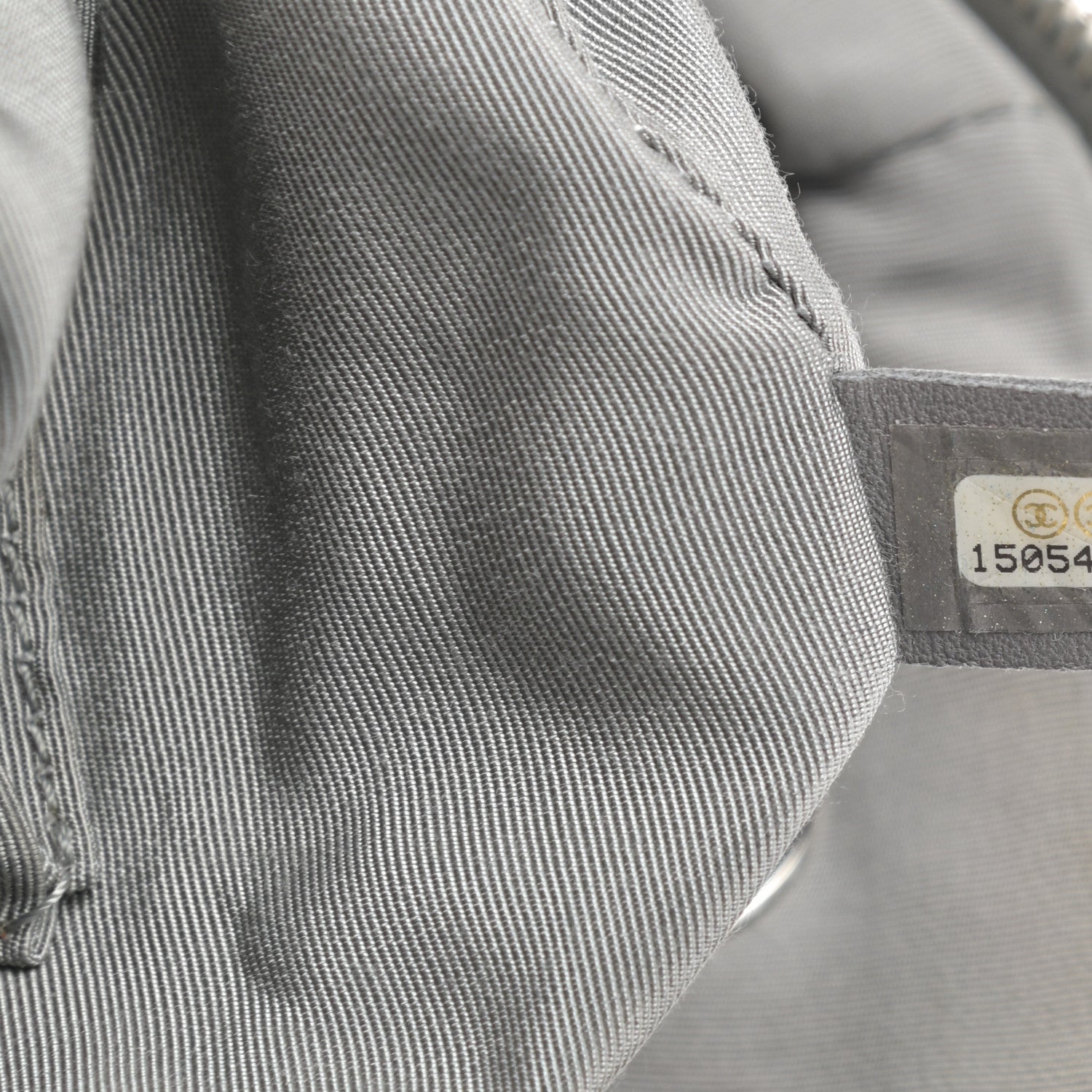 Chanel Calfskin Ultra Stitch Bowler Grey 7 of 14