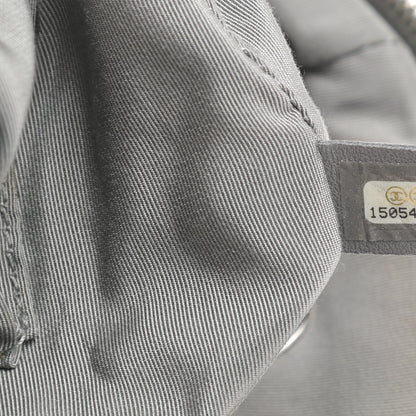 Chanel Calfskin Ultra Stitch Bowler Grey 7 of 14